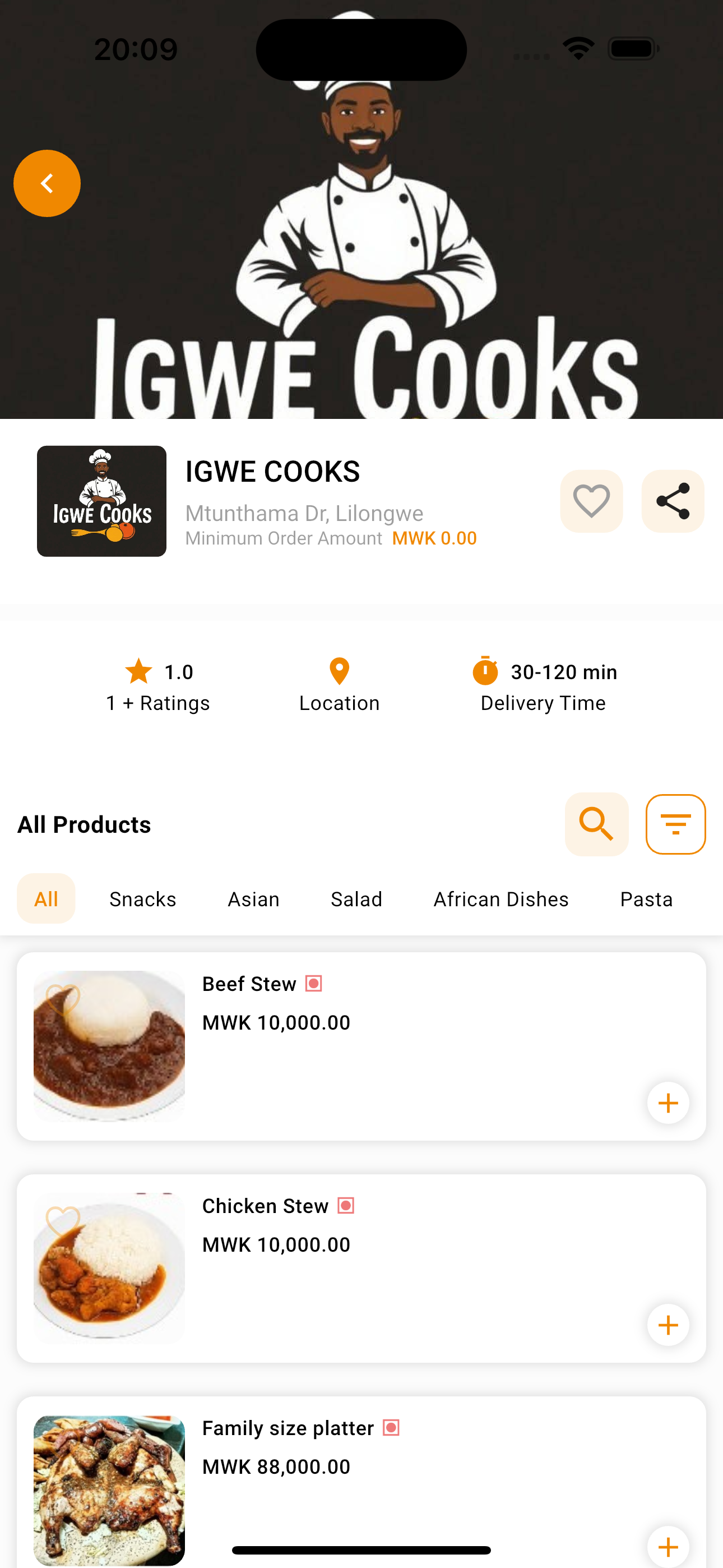 Madyo App - Order Local Food in Malawi